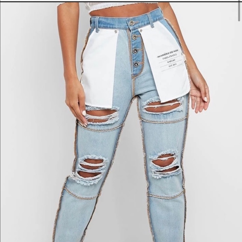 Inside out jeans SIZE 0